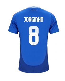 Italia Jorginho Frello #8 Maglia Gara Casa Repliche Europei 2024